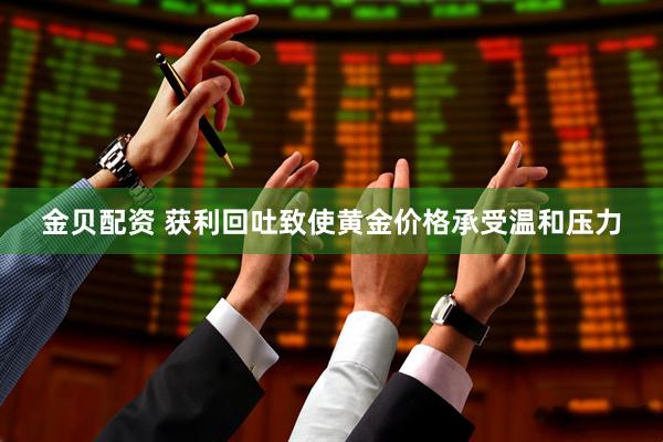 金贝配资 获利回吐致使黄金价格承受温和压力