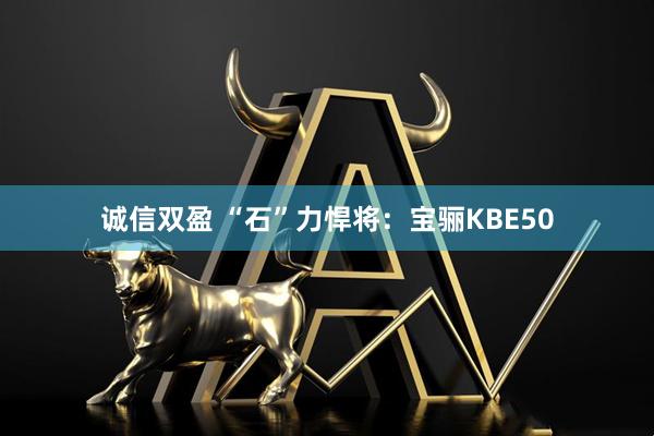 诚信双盈 “石”力悍将：宝骊KBE50